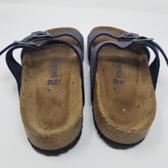 birkenstock purple clogs